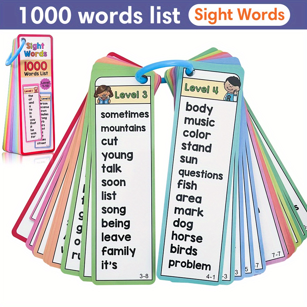 Flash Card Alphabet - 1000 parole visive Schede flash per