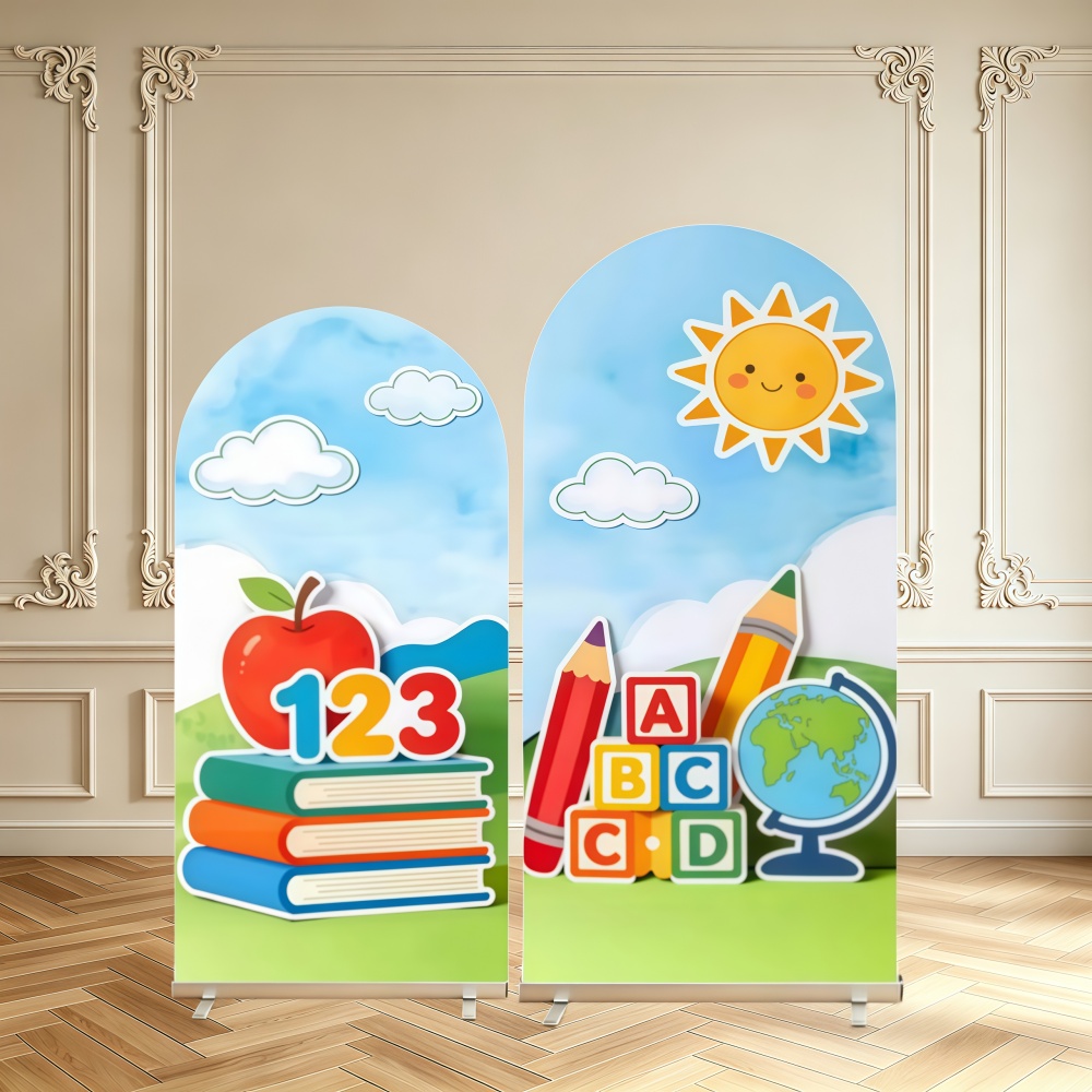 Background For Kids Education - Copertura per Arco Decorativo per il