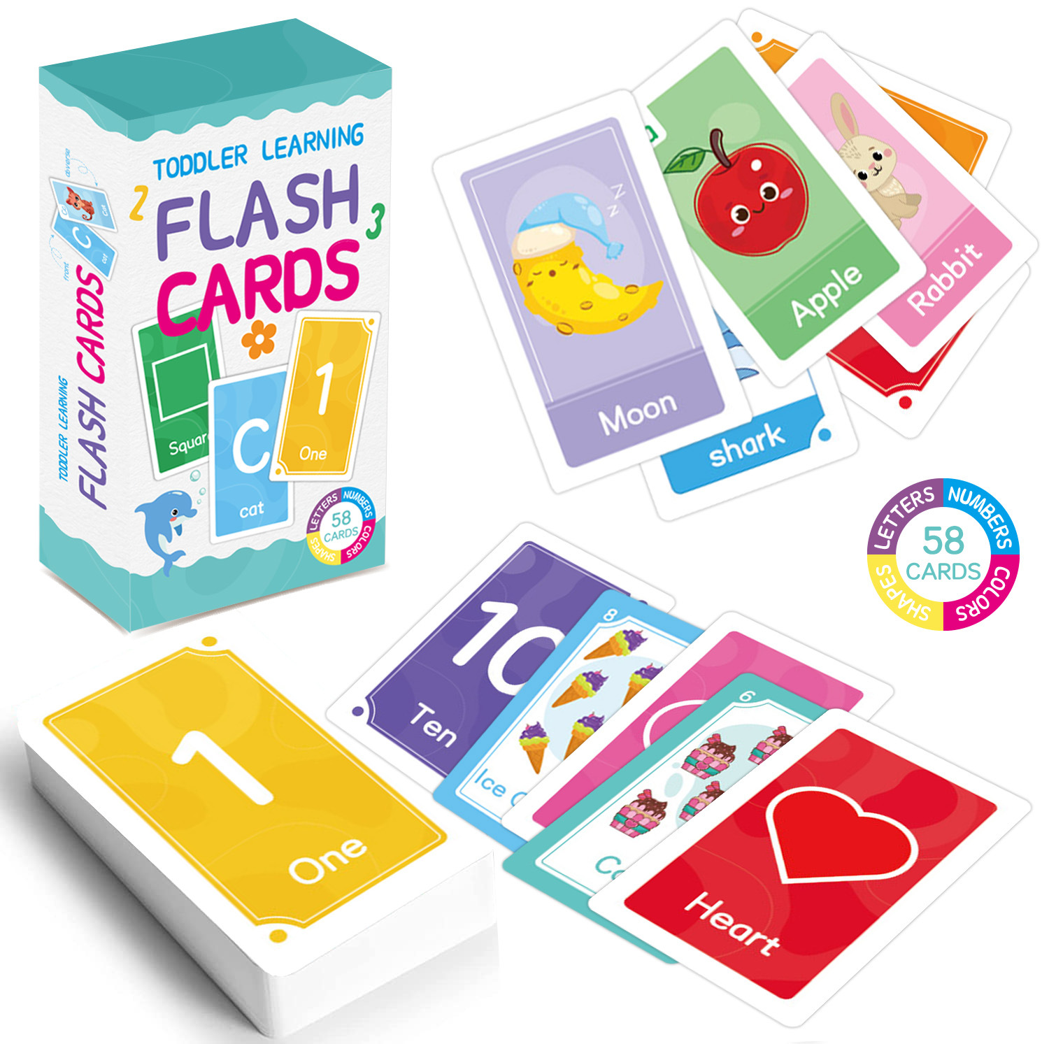 58 pezzi ABC Alfabeto Flashcar - Flash Card Alphabet recensione e prezzo