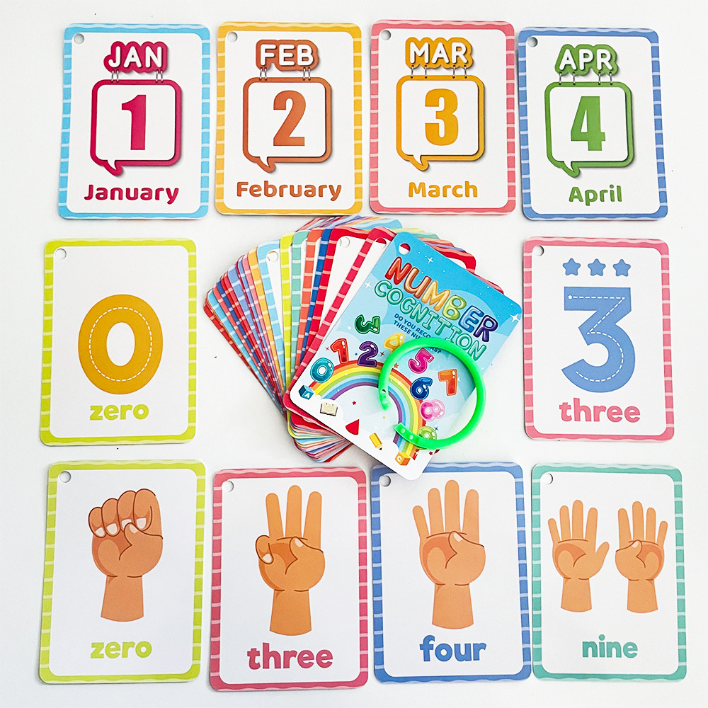 Numeri Simboli Gesti e Mesi Co - Flash Card Alphabet recensione e prezzo