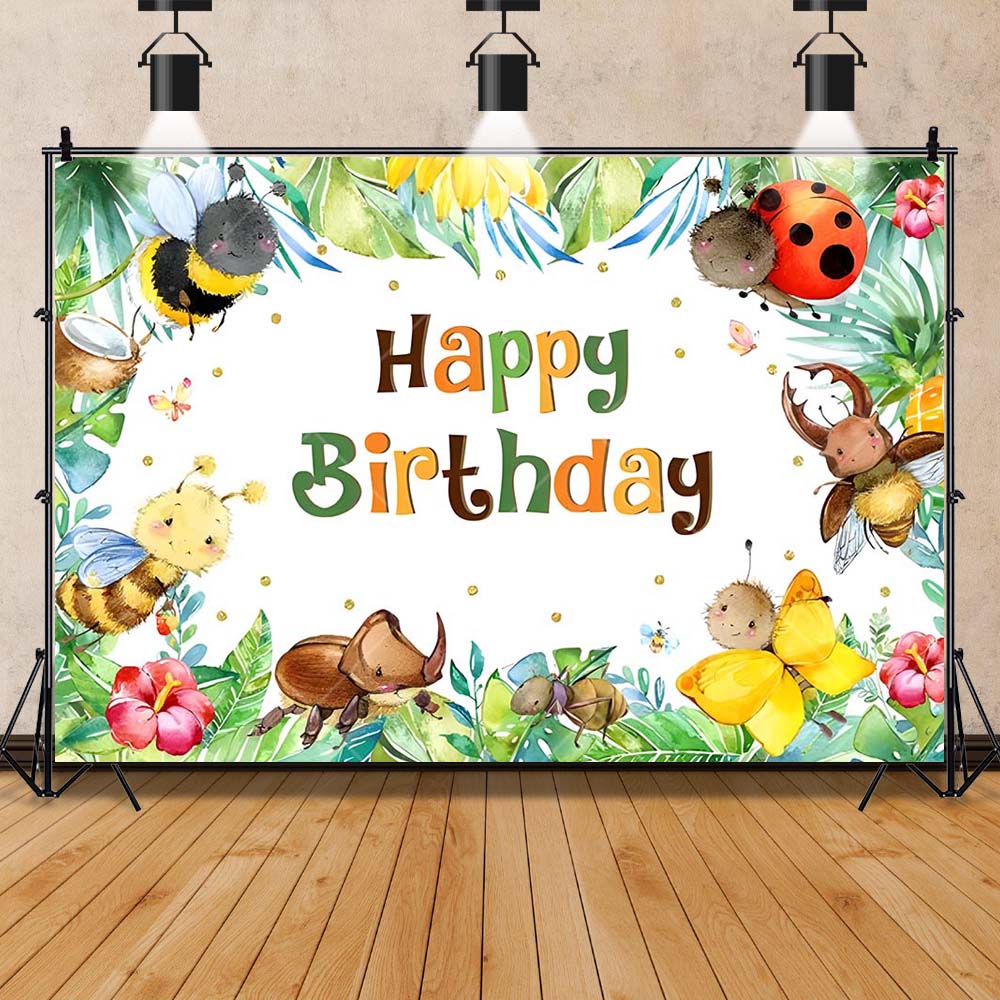 Cartoon Insect Party Early Edu - Background For Kids Education recensione e prezzo
